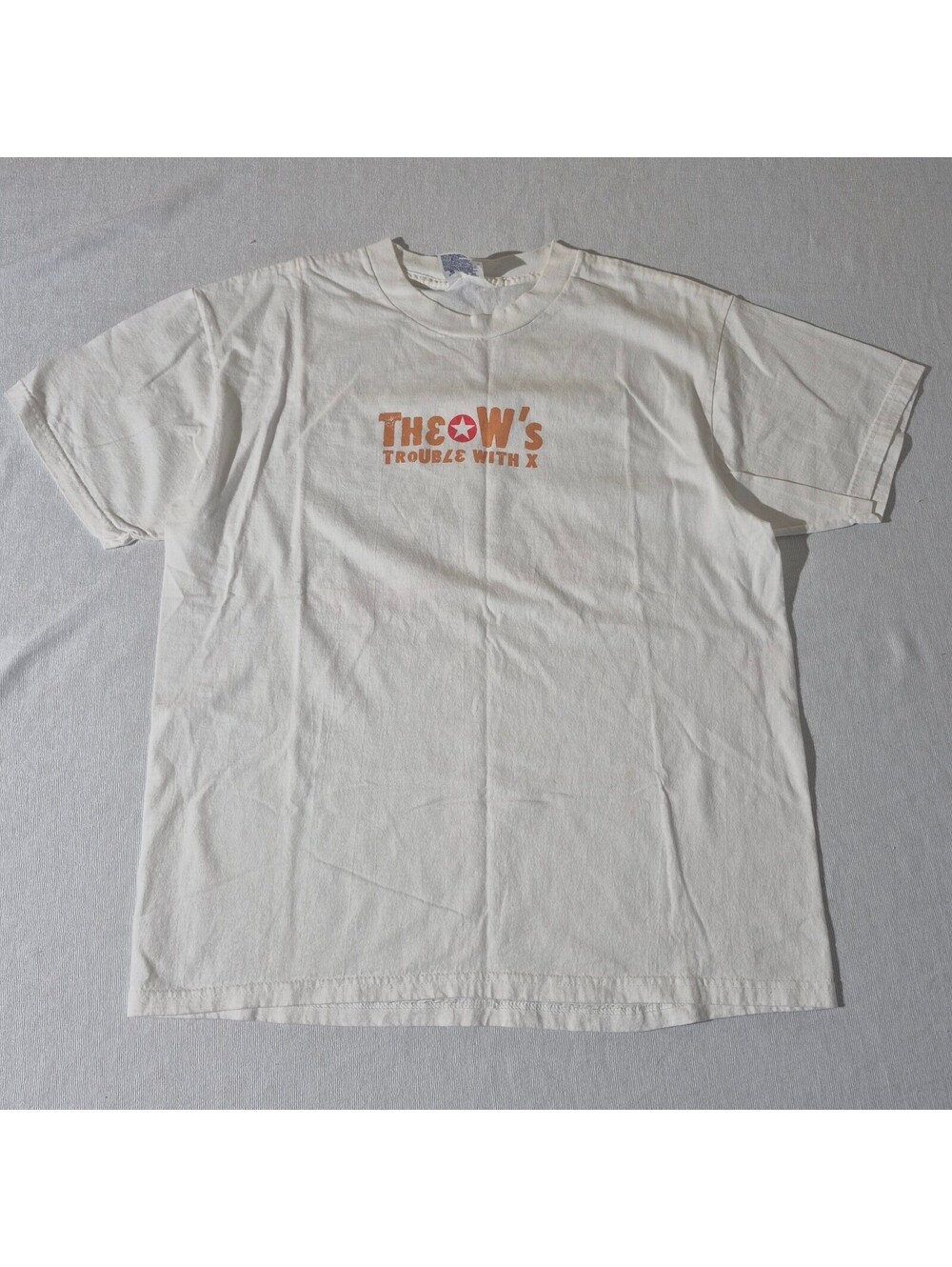 00s The W's L Large Trouble With X Christain Band Tee T-shirt